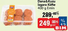 EMİN DANA & KUZU IZGARA KÖFTE 400 G fiyat ve kampanya bilgisi